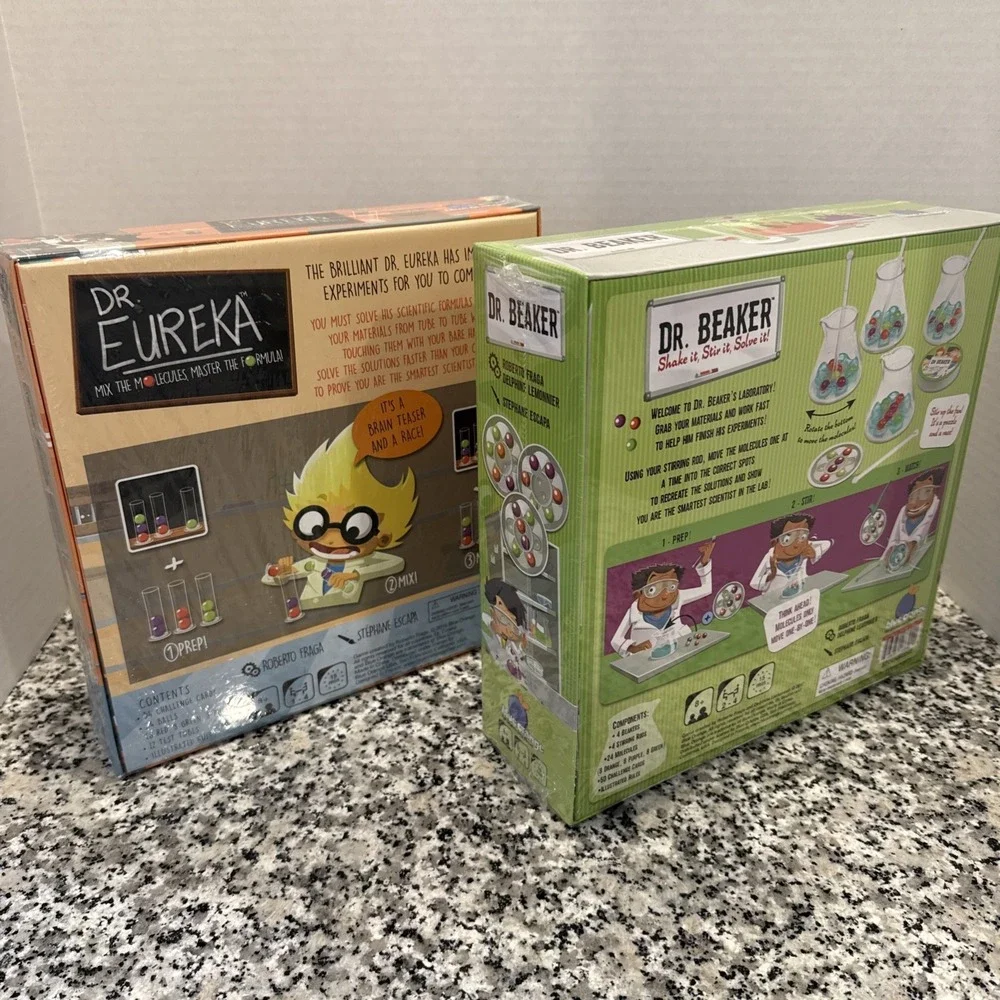 Dr. Beaker  Science Speed Logic Family Game Puzzle Race Dr. Eureka‎ Molecules